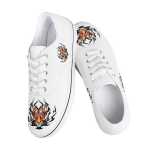 Flaming Tiger - Motif Canvas Sneakers